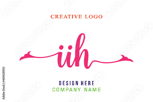 IIH lettering logo is simple, easy to understand and authoritative photo