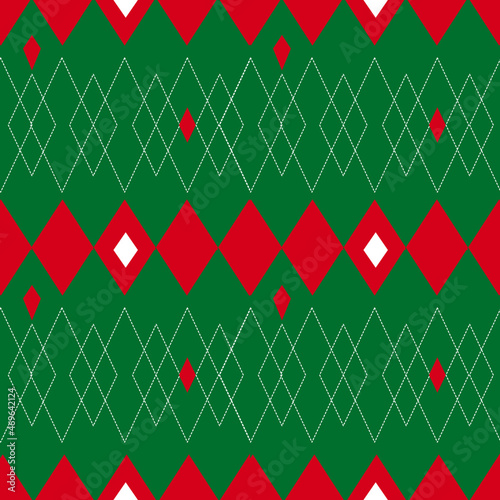 Red and green christmas background.