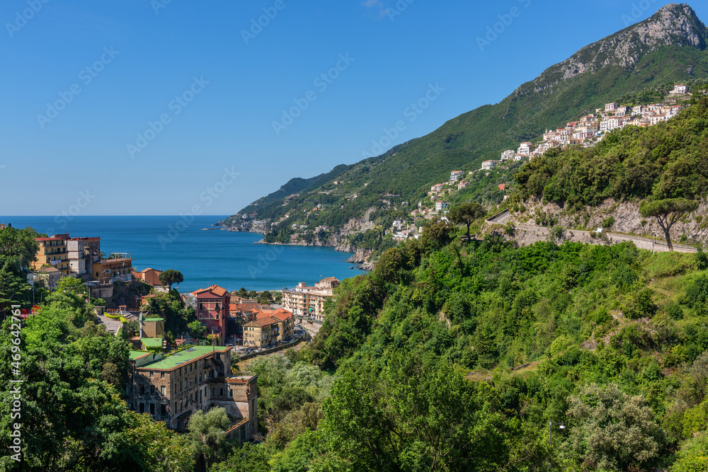 Vietri sul Mare, a small town on the Amalfi coast near Salerno. 