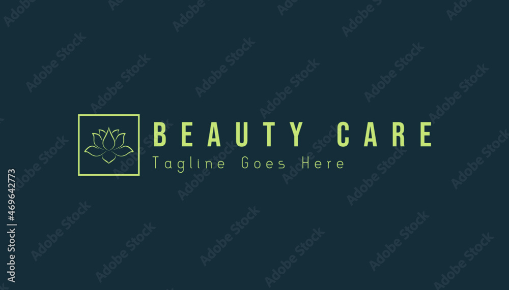 Obraz premium Lotus flower logo inspiration. Aesthetic line art lotus logo design for beauty care, skin care, spa, yoga, boutique, women fashion and beauty clinic treatment. branding identity for feminine business.