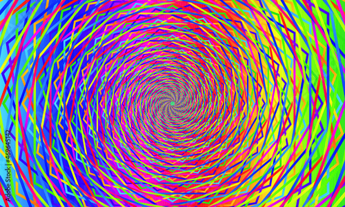 Abstract background of a colored spiral