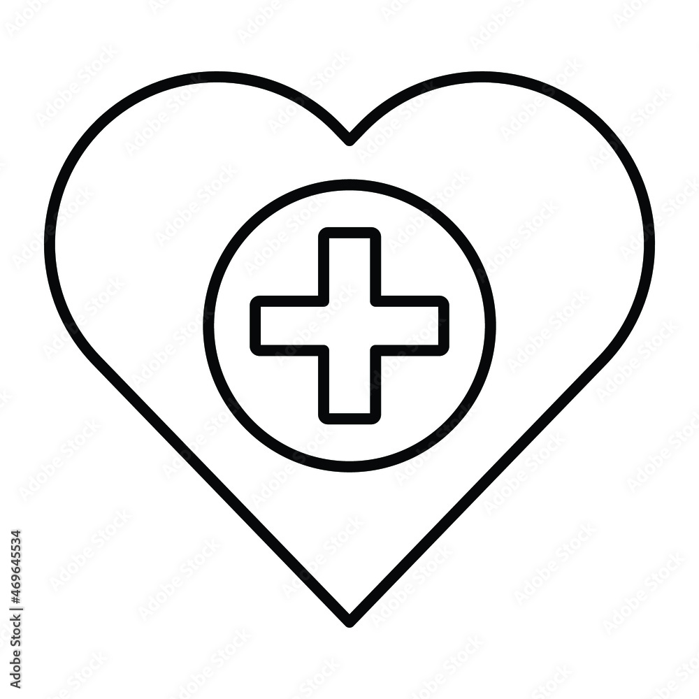 Care, life, love, medication line icon. Outline vector. Care, life, love, medication line icon. Outline vector.