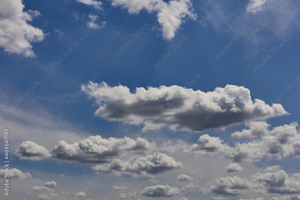 Beautiful blue sky and beautiful white clouds. Beautiful blue sky and beautiful white clouds.
