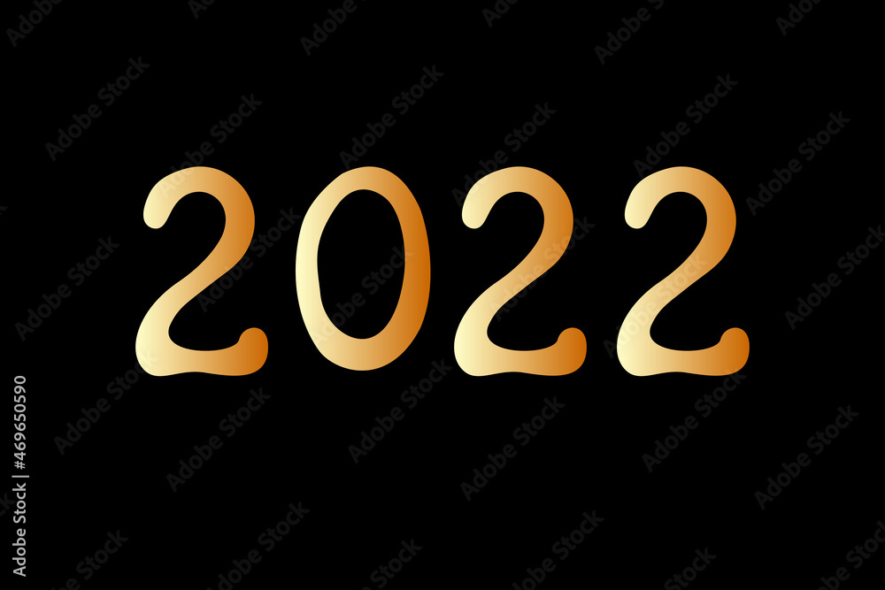Hand drawn 2022 year number. Handwritten isolated lettering text. Design element for New Year banner, poster, invitation, greeting card. Hand drawn 2022 year number. Handwritten isolated lettering text. Design element for New Year banner, poster, invitation, greeting card.