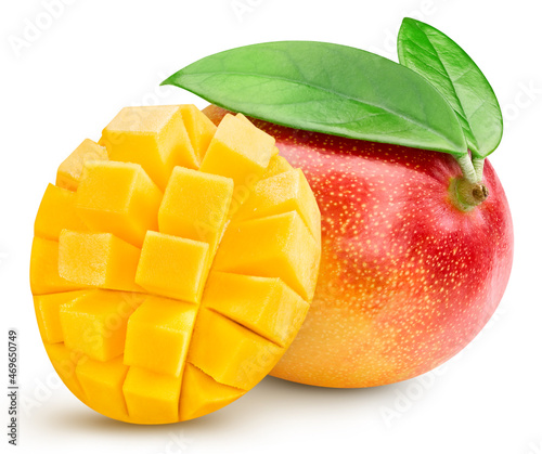 Mango isolated on the white background