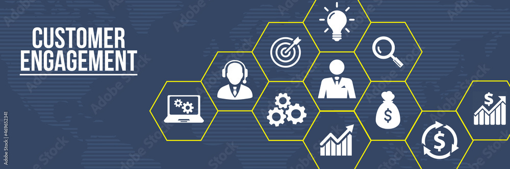 Internet, business, Technology and network concept. Shows the inscription: CUSTOMER ENGAGEMENT. 3d illustration. Internet, business, Technology and network concept. Shows the inscription: CUSTOMER ENGAGEMENT. 3d illustration.