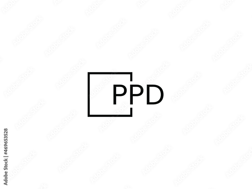 PPD letter initial logo design vector illustration PPD letter initial logo design vector illustration