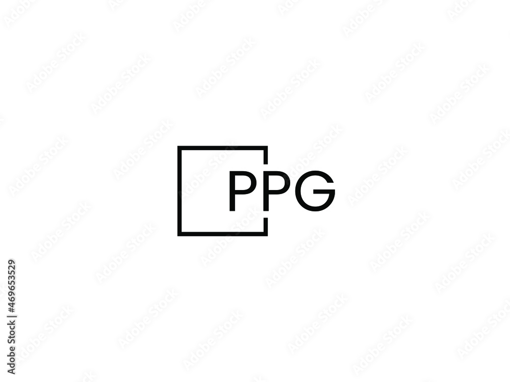 PPG letter initial logo design vector illustration PPG letter initial logo design vector illustration