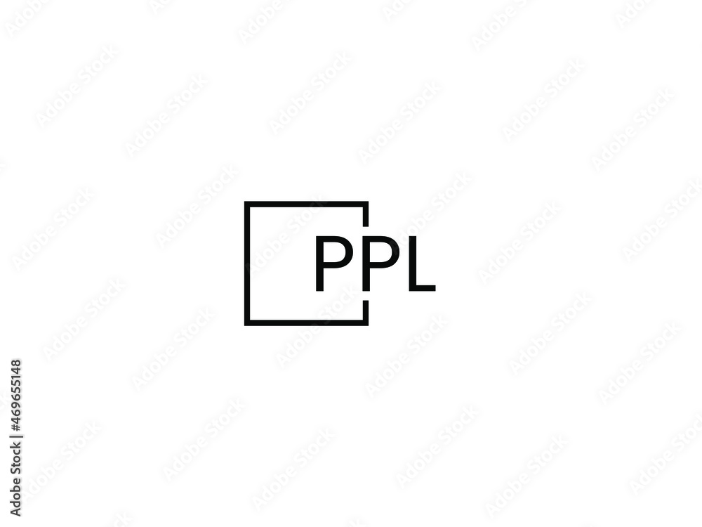 PPL letter initial logo design vector illustration PPL letter initial logo design vector illustration