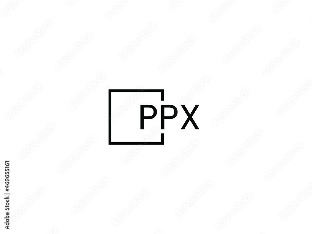 PPX letter initial logo design vector illustration PPX letter initial logo design vector illustration