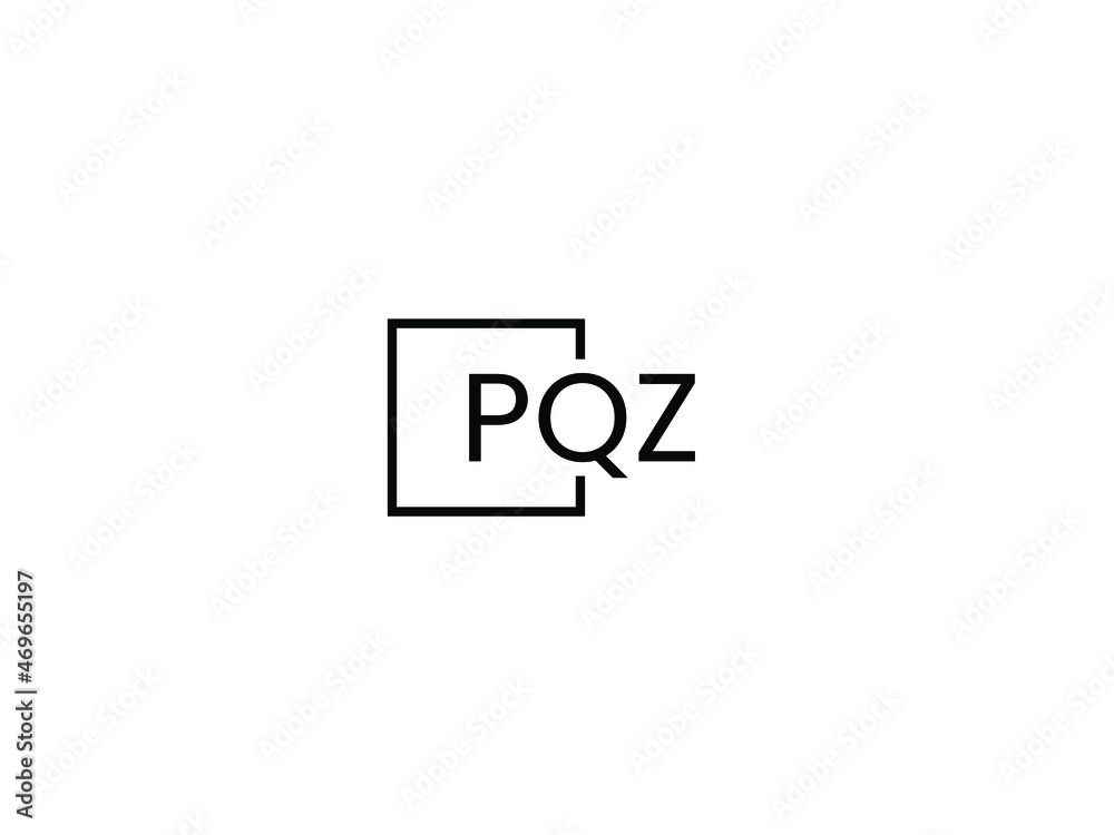 PQZ letter initial logo design vector illustration PQZ letter initial logo design vector illustration
