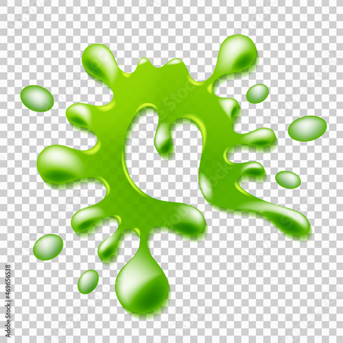 Realistic green slime