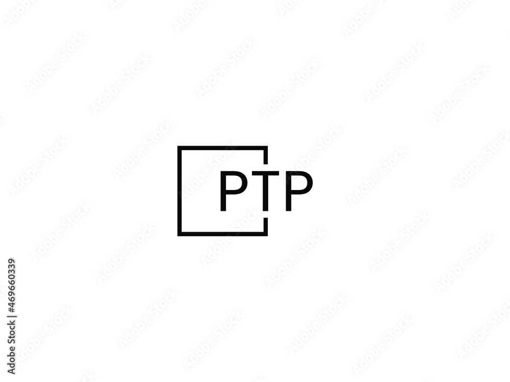 PTP letter initial logo design vector illustration PTP letter initial logo design vector illustration