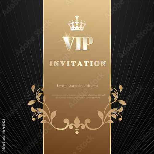 Luxury vip invitations and coupon backgrounds.