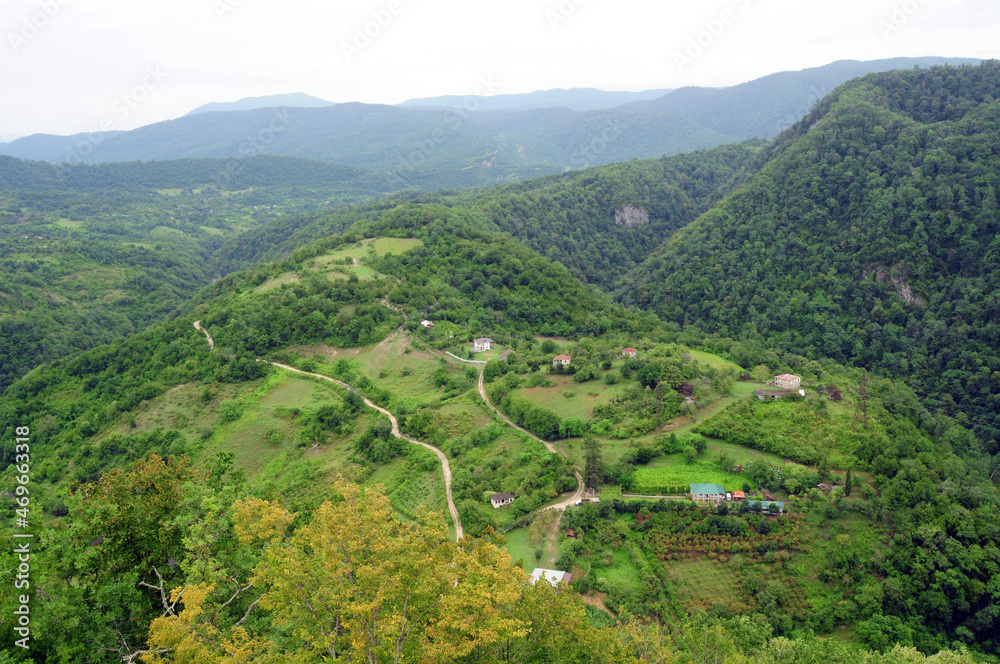 Nature and relief in Abkhazia.