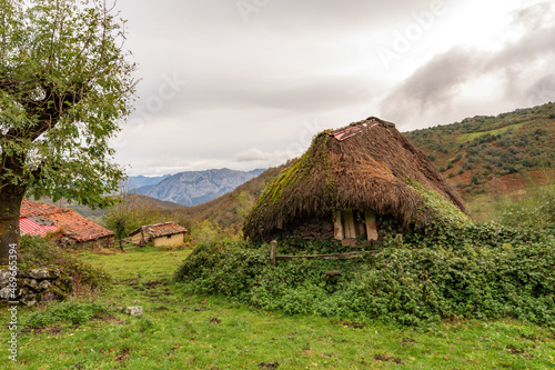 Braña de Tuiza in Asturias - Spain. photo