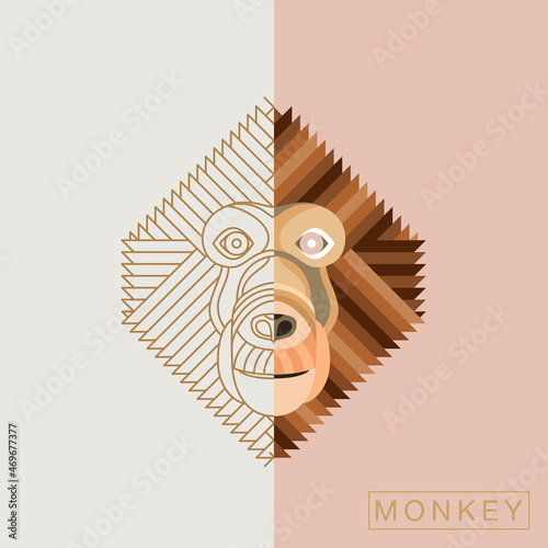 Abstract animal illustration photo