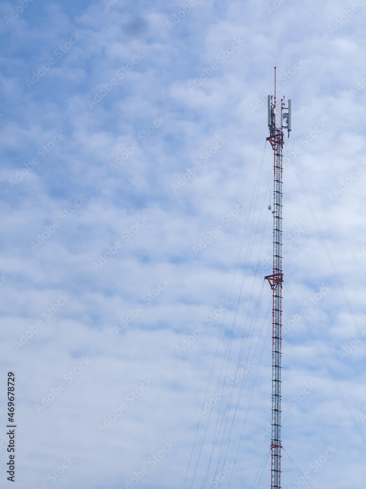 Telecommunication tower Antenna. Telecommunication tower Antenna.
