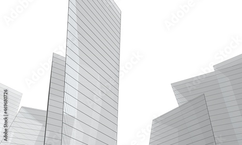 Architecture digital drawing