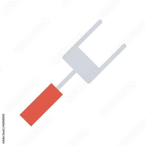 Fork Flat Vector Icon Design