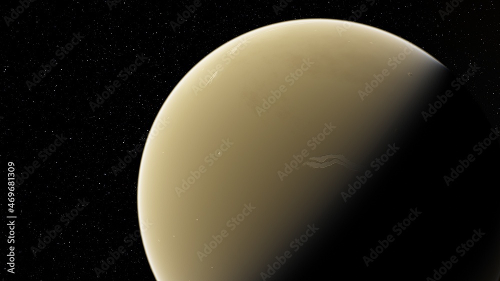 Planets and galaxy, science fiction wallpaper 3d illustration