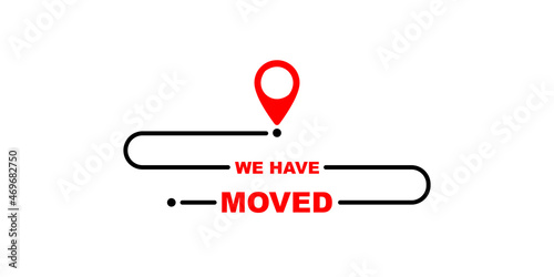 We have moved simple illustration