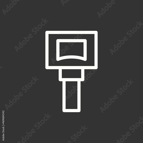 Opener Line Inverted Vector Icon Design