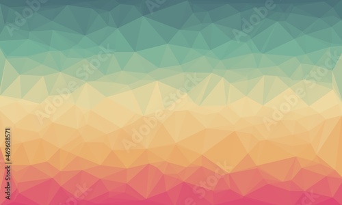vibrant minimal multicolored polygonal background