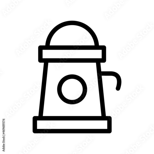 Jar Line Vector Icon Design
