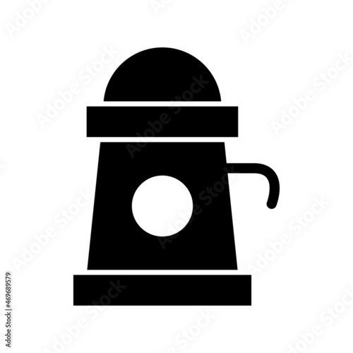 Jar Glyph Vector Icon Design