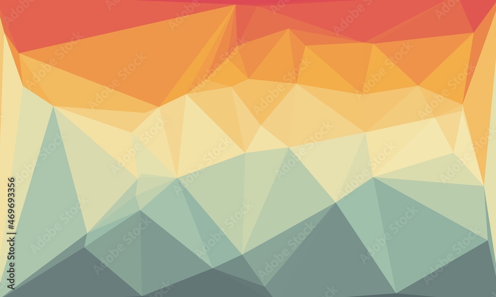 Fototapeta premium vibrant abstract geometric background with poly pattern