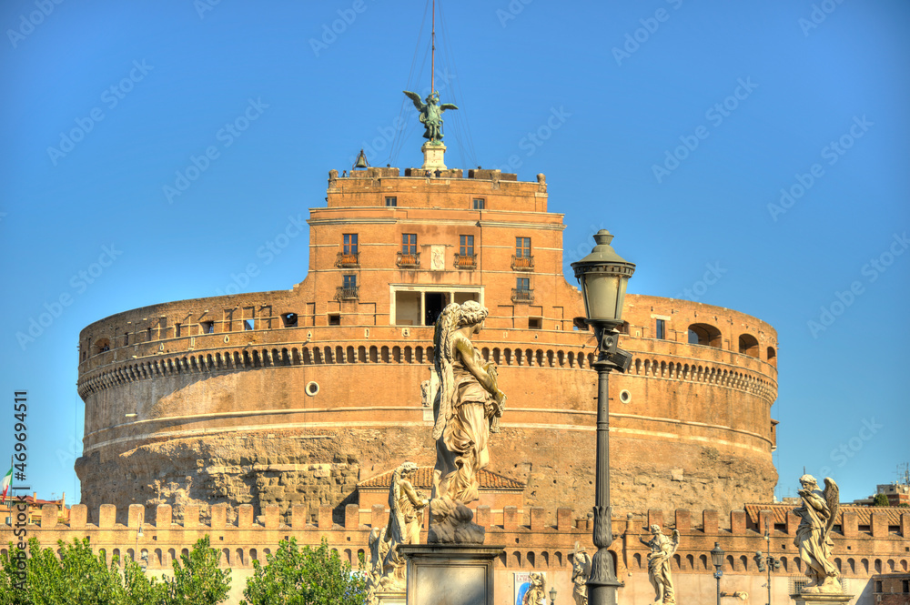Castel Sant Angelo, Rome, Italy, HDR Image