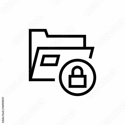 CONFIDENTIAL PROJECT icon in vector. Logotype