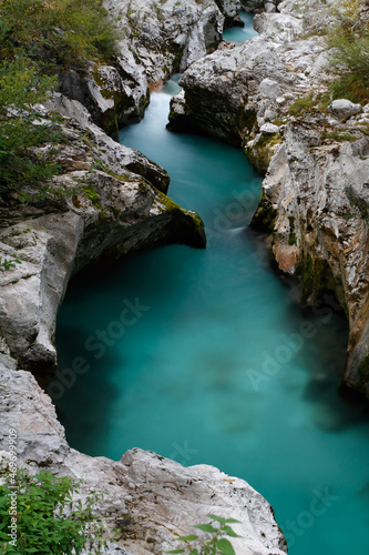 gorge of river Soča - Slovenia