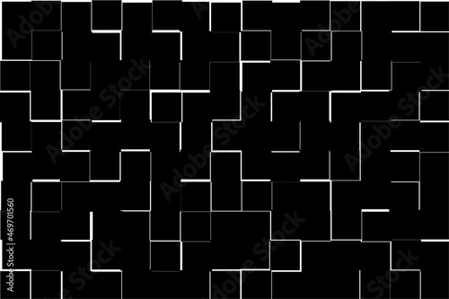 white labyrinth on a black background