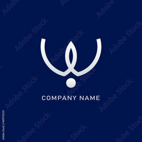 Letter W Minimalist Logo Concept for Modern Business
