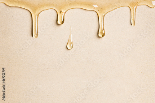 Beige background wallpaper dripping oil border