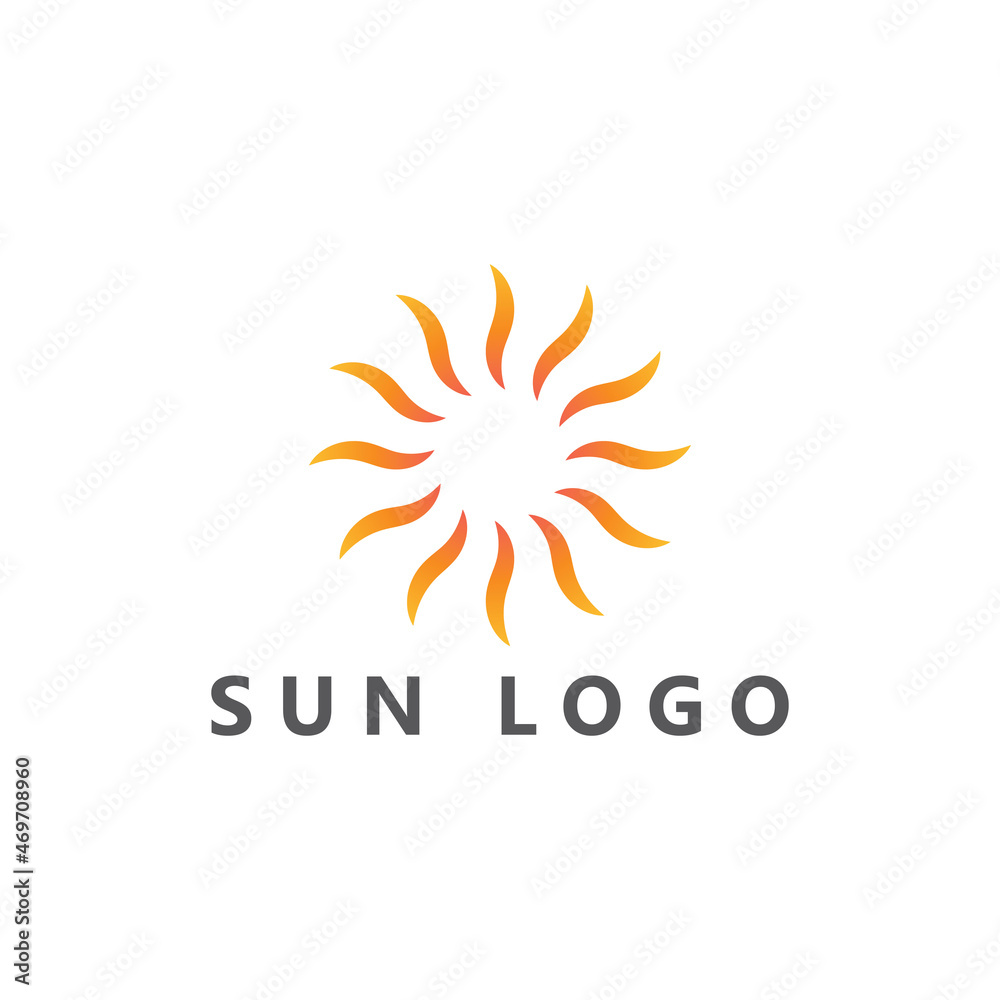 Sun Vector illustration Icon Sun Vector illustration Icon