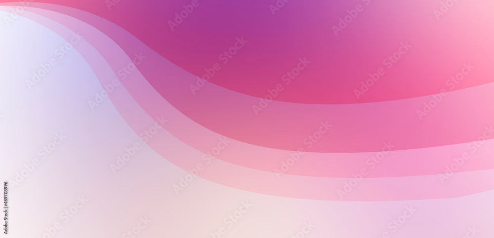 background Pink White abstract with soft waves