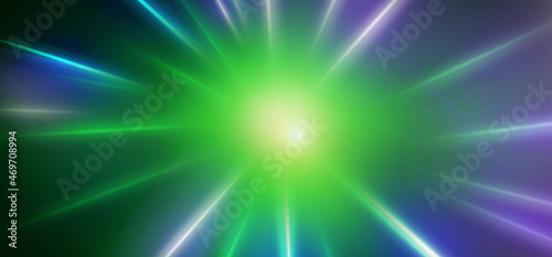 Abstract composition, color futuristic background, green and purple