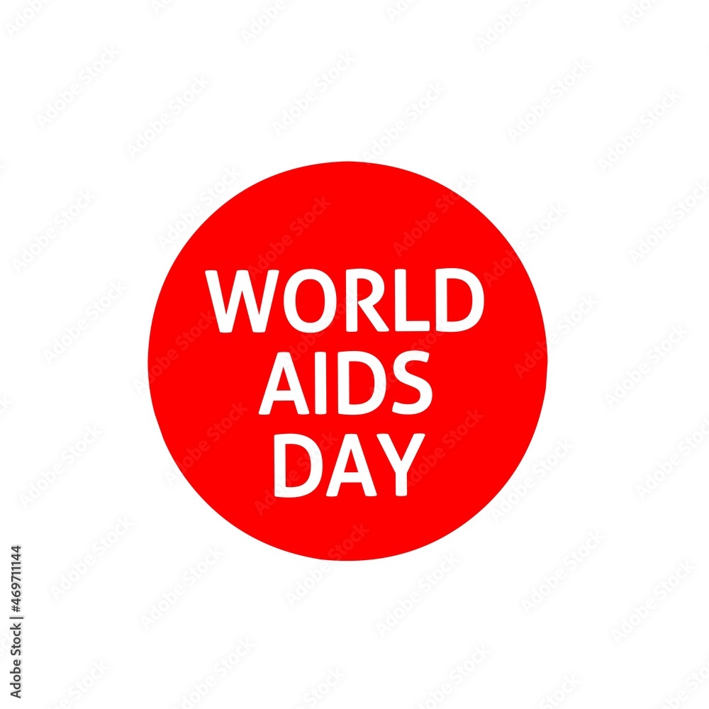 World Help Day. Red heart December 1st. AIDS awareness. HIV disease. Banner with the words Stop AIDS. The heart that dictates World Help Day. Red heart December 1st. AIDS awareness. HIV disease. Banner with the words Stop AIDS. The heart that dictates