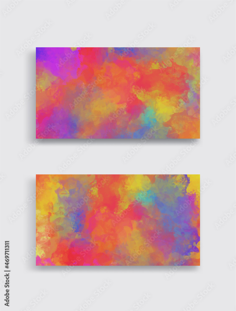 Naklejka premium Vector color paint banner collection on white