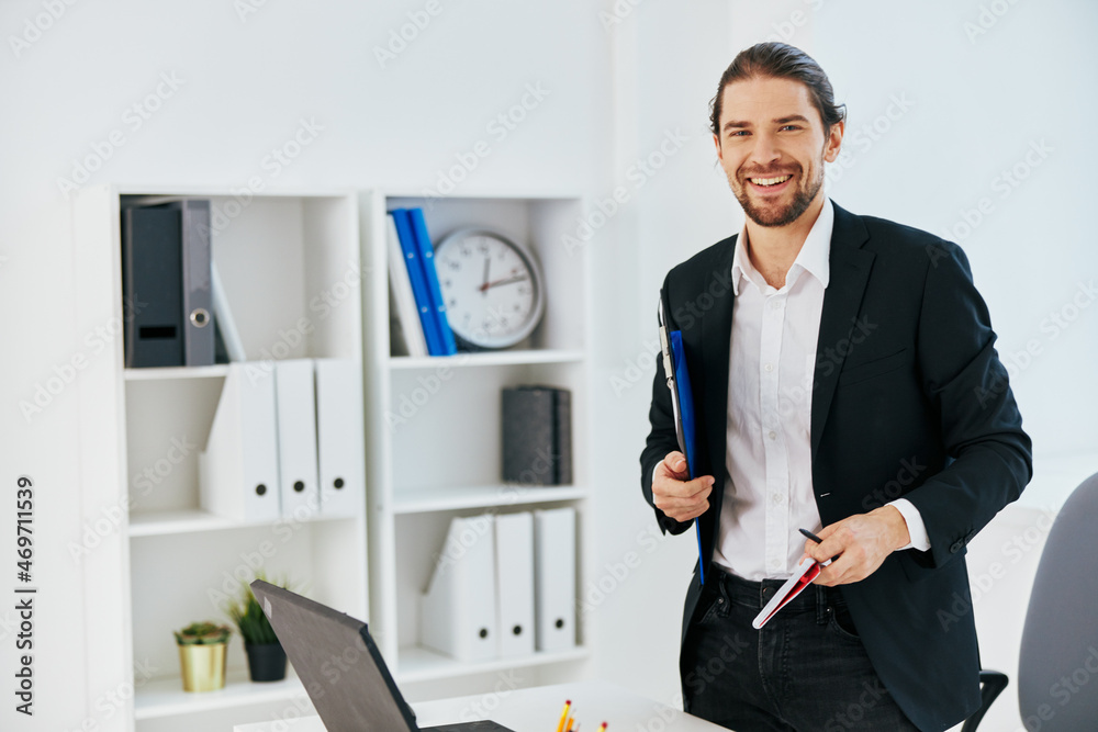 manager office work blue document folder technology manager office work blue document folder technology