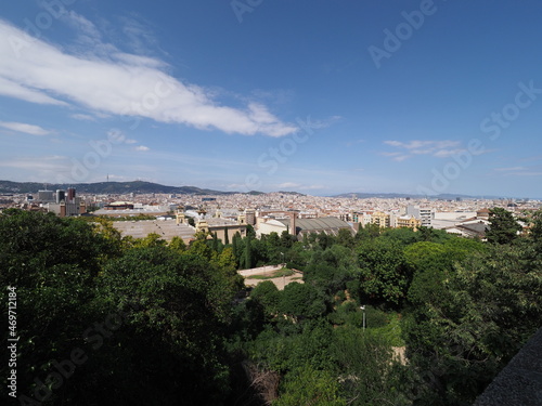 Scenery of european city of Barcelona in Spain