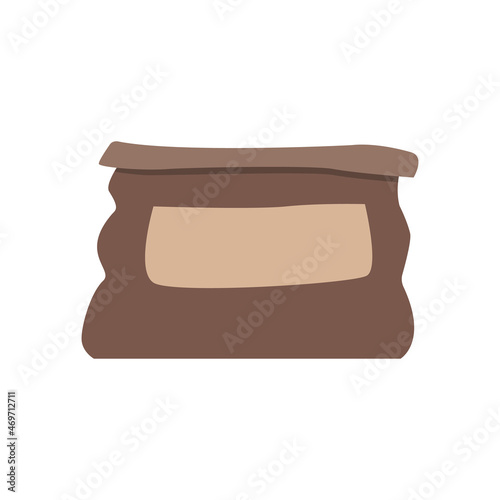 Bag illustration. Vector illustration for various designs, decoration of stickers, posters, cards.