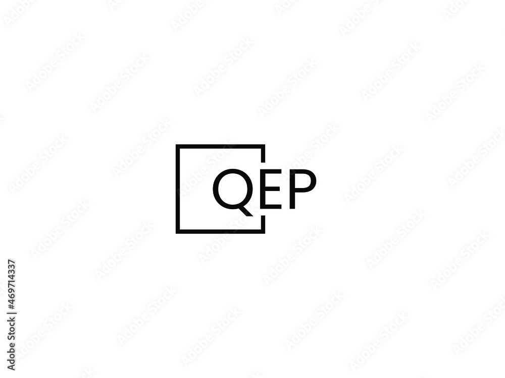QEP letter initial logo design vector illustration QEP letter initial logo design vector illustration