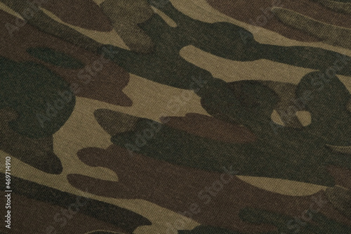 Fotografering The texture of camouflage fabric