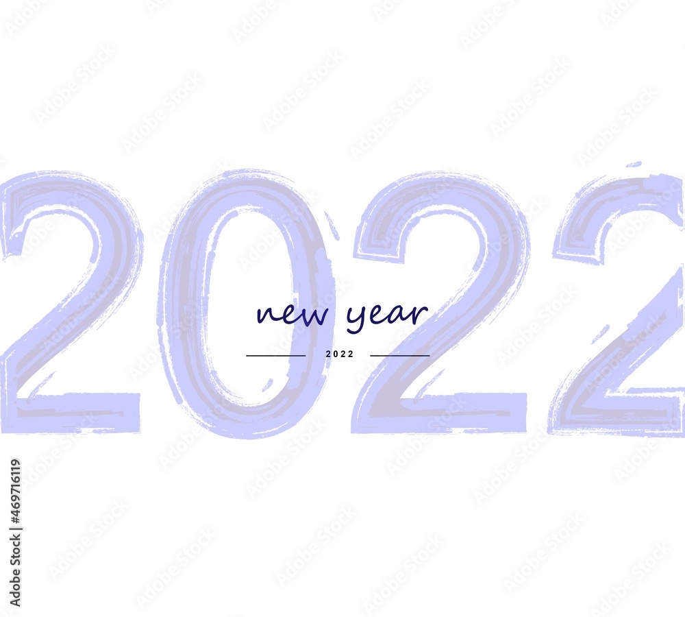 2022 HAPPY NEW YEAR script text hand lettering. Design template Celebration typography poster, banner or greeting card for Merry Christmas and happy new year. Vector Illustration 2022 HAPPY NEW YEAR script text hand lettering. Design template Celebration typography poster, banner or greeting card for Merry Christmas and happy new year. Vector Illustration