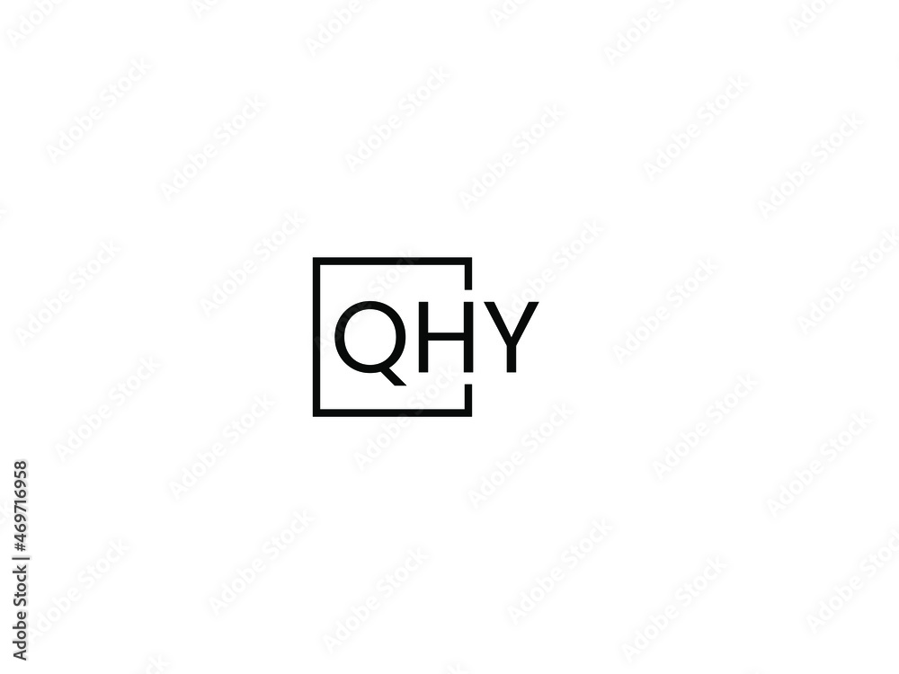 QHY letter initial logo design vector illustration QHY letter initial logo design vector illustration