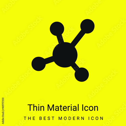 Atomic Bond minimal bright yellow material icon